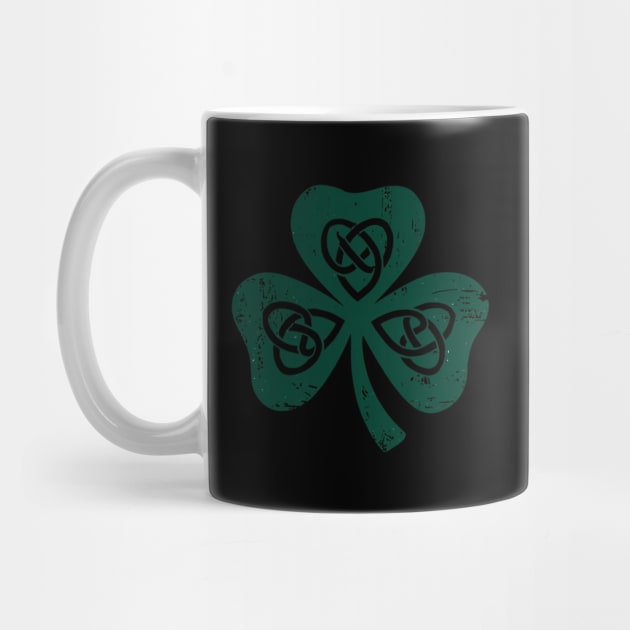 Vintage St Patricks Day Shamrock by Creatifly Graphic Tees